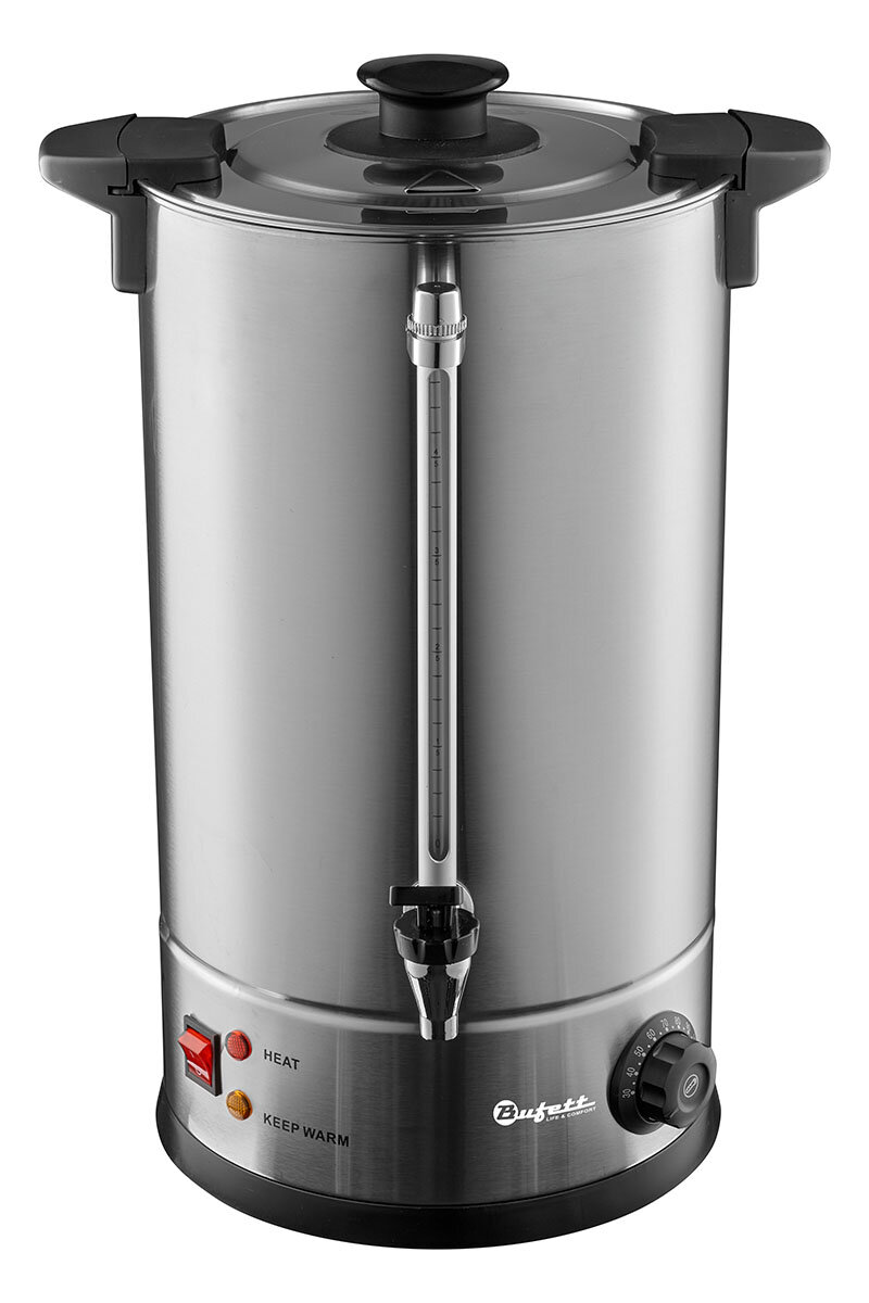 Электрокипятильник Bufett CWB 032DW с двойными стенками 15л серебряный 641032