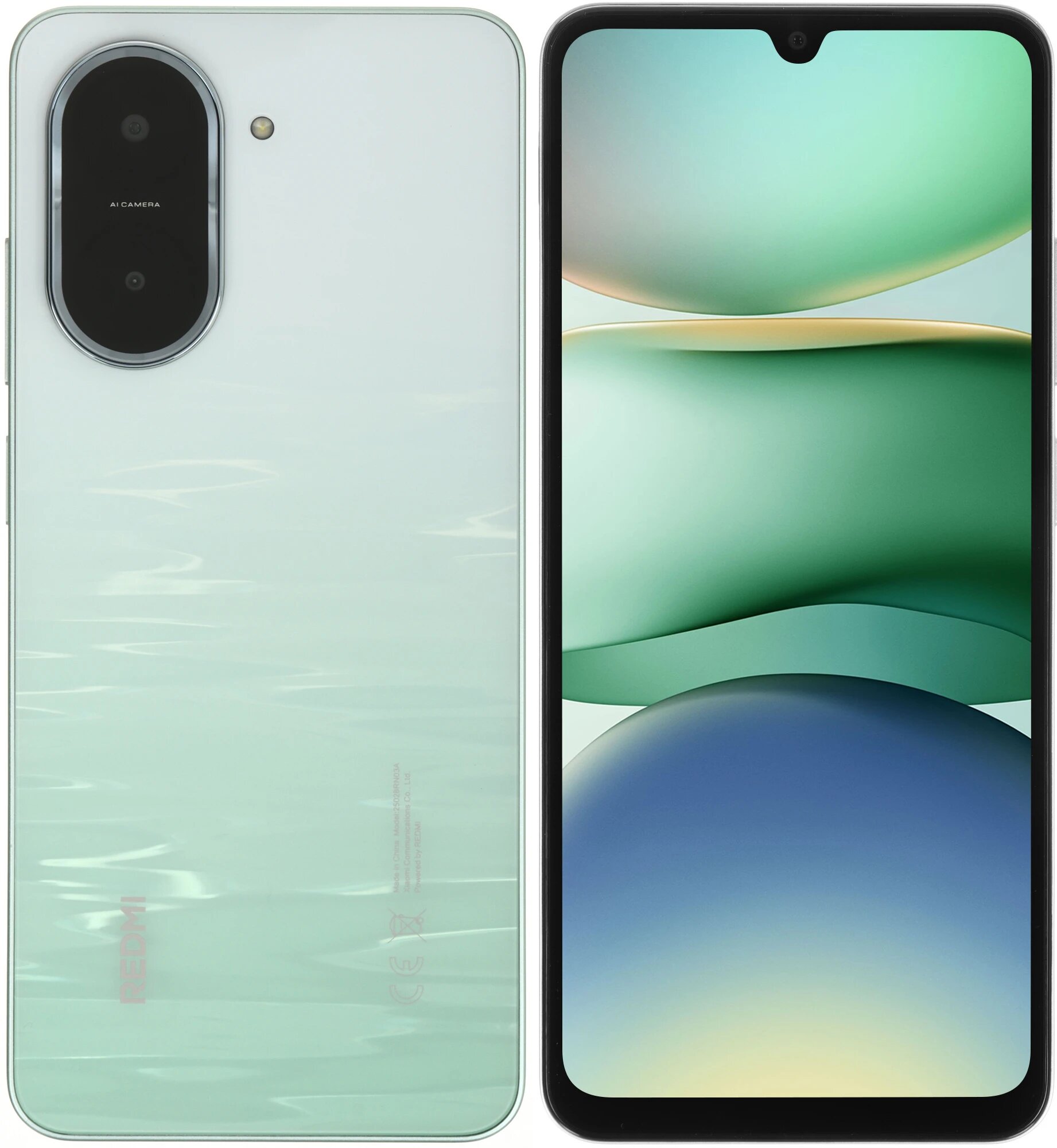 Смартфон Xiaomi Redmi A5 "Lake Green", 4ГБ/128ГБ, 6.88", 120Гц, — фото 1