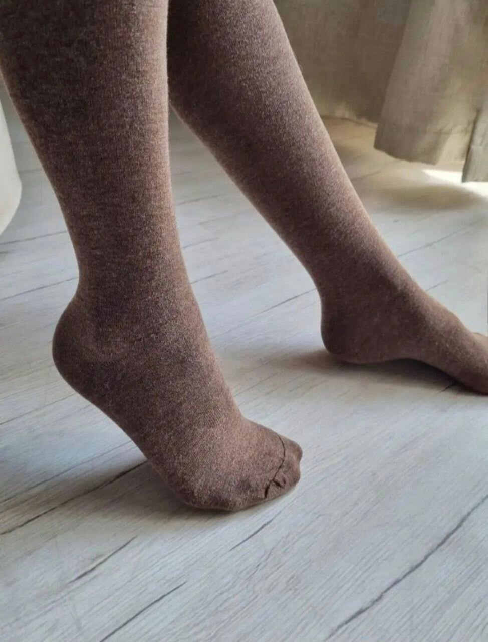 Колготки , 250 den, размер 10-12, коричневый — фото 1