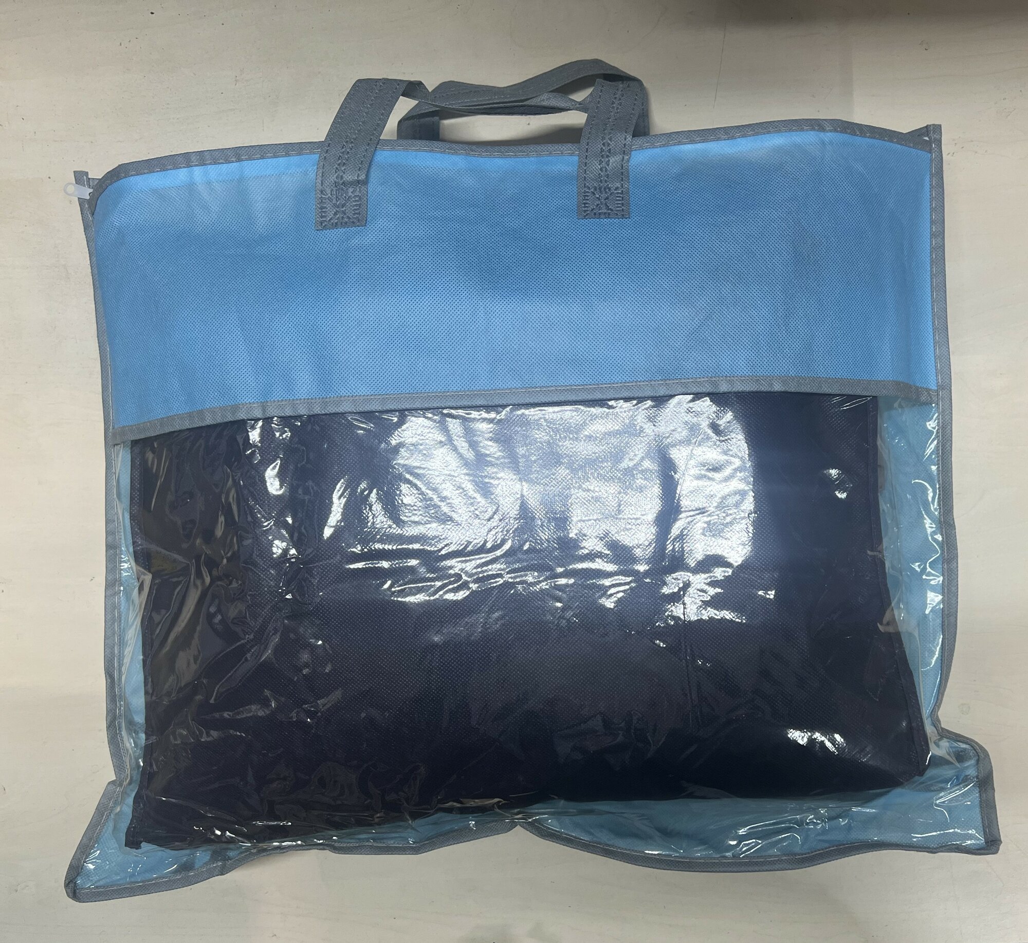 Сумки, мешки для хранения вещей 3 шт, с усиленными ручками, молнией 54x44 см