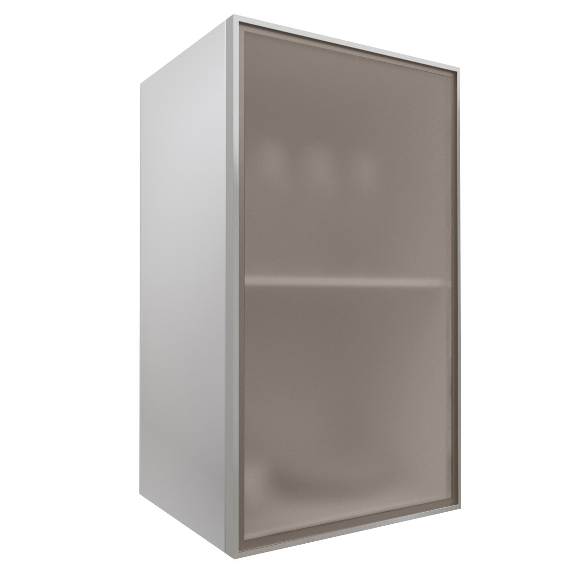 Фасад из алюминиевого профиля со стеклом Aluminum Glass 396х716 см алюминий браш/бронза сатинат