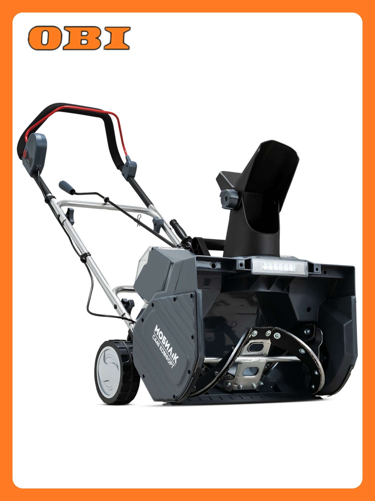 Снегоуборщик аккумуляторный мобил К CA46 комфорт 2Х20В 4Ач АКБ и З У MBK0030893