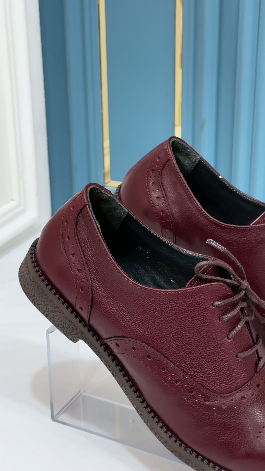 Лоферы  36 40, размер 37, бордовый — фото 1