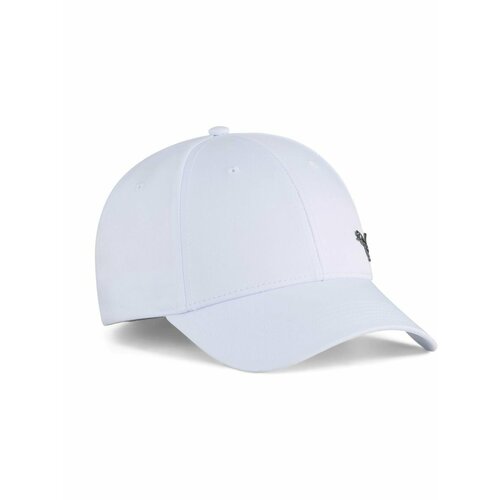 фото Бейсболка puma ess metal puma cat baseball cap для женщин, размер x, белый