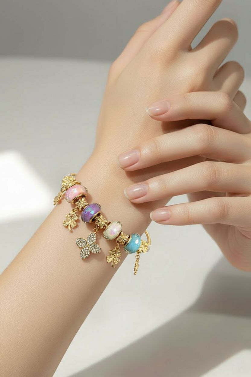 Браслет, 1 шт., размер one size, black — фото 1