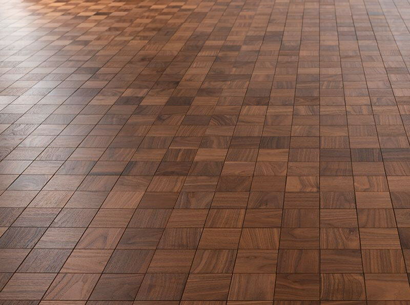 Паркет Coswick 3-х слойный, Американский орех , Лак — фото 1