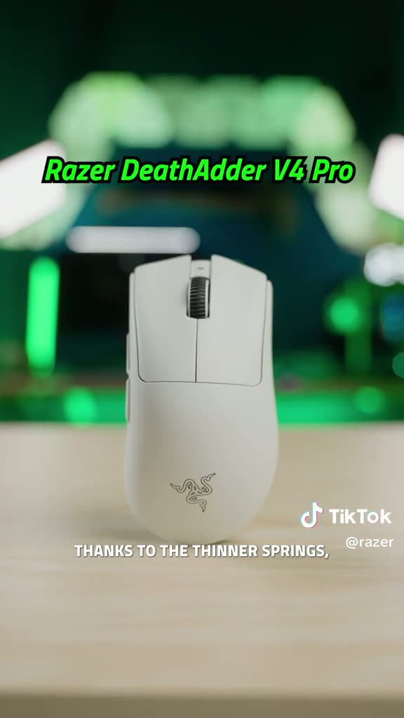 Игровая мышь Razer DeathAdder V4 Pro (White) Беспроводная, Оптика