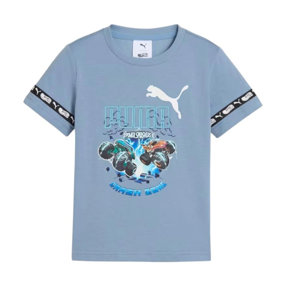 Футболка PUMA, размер 110, зеленый — фото 1