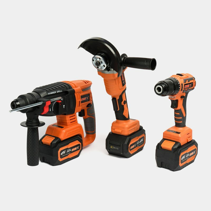 Перфоратор-болгарка-шуруповёрт Onex 3 в 1, многофункциональный инструмент