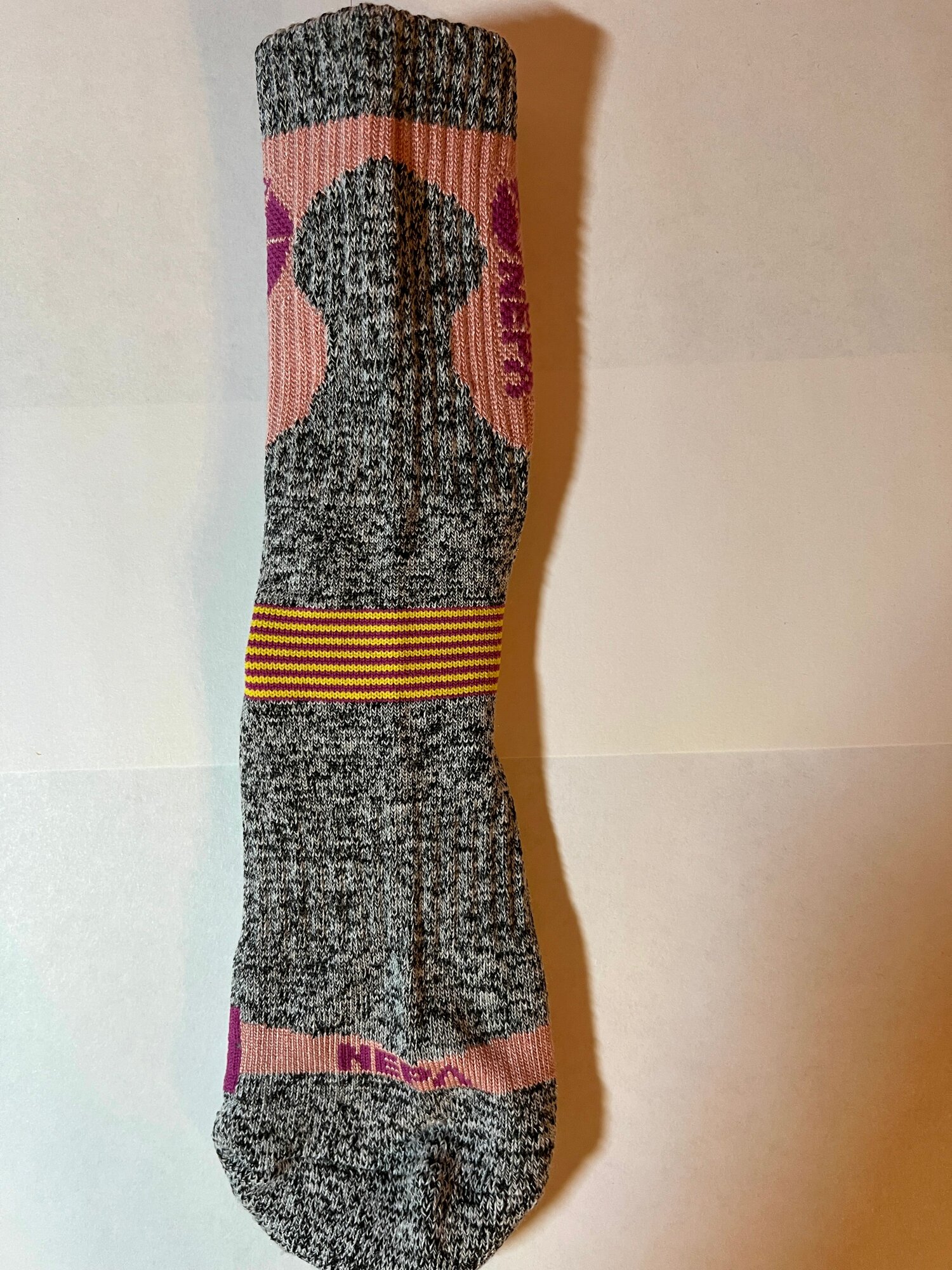 Носки NEPA, размер 24, серый, розовый, желтый — фото 1