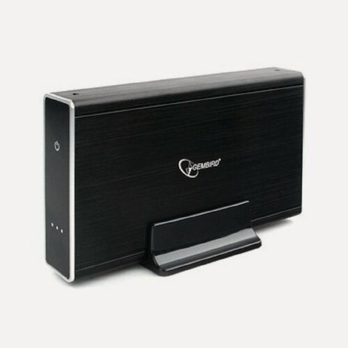Изображение товара Gembird Контейнер для HDD EE3 - U3S - 80 Внешний корпус 3.5" чёрный, USB 3.0, SATA, HDD SSD, до 10 Тб, алюминий