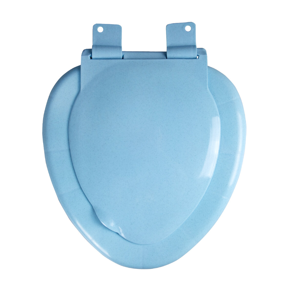 Сиденье для унитаза VIRPLAST "эконом", голубой мрамор, пластик