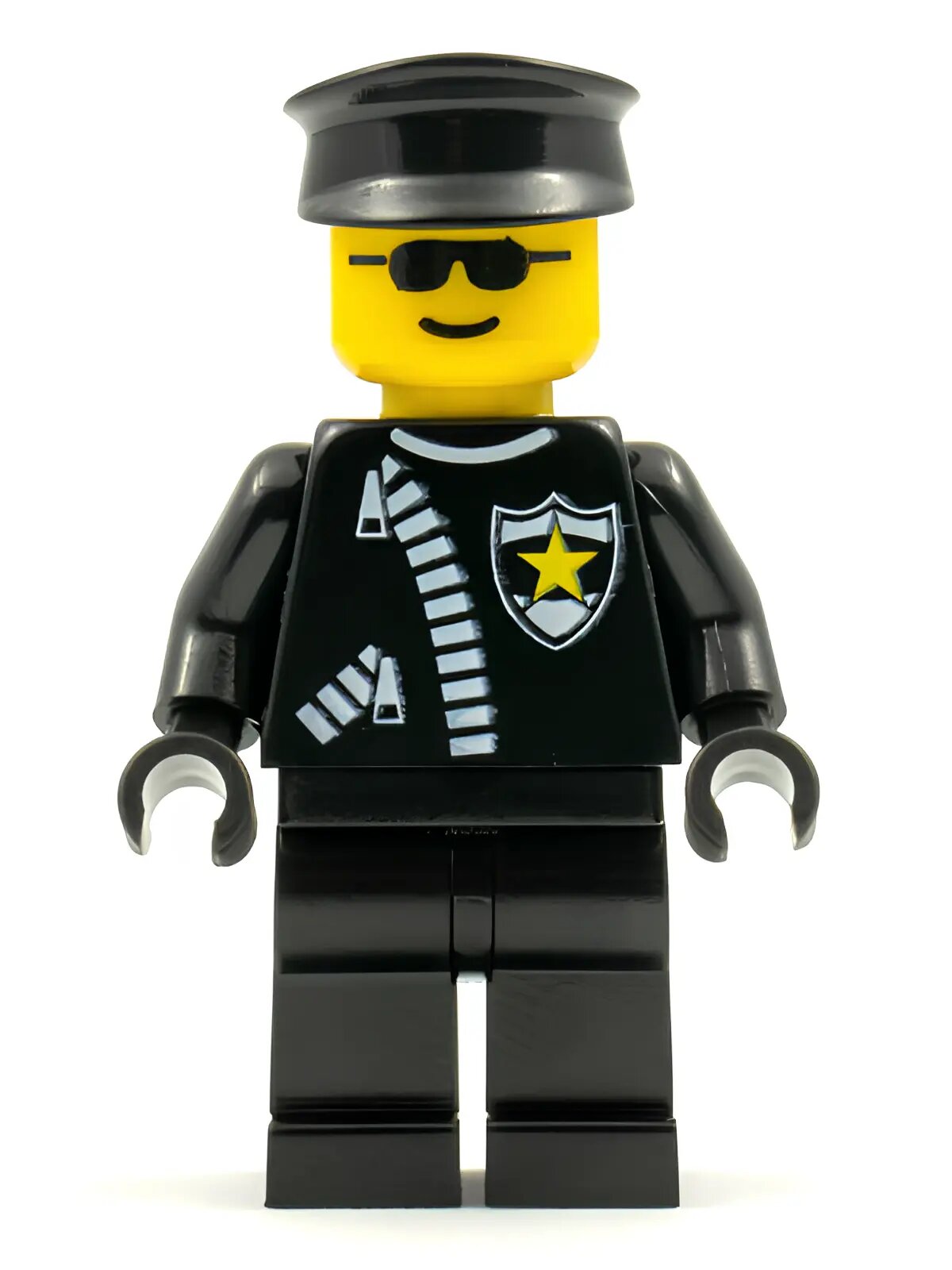 Минифигурка Lego Police - Zipper with Sheriff Star, Black Hat cop025 U