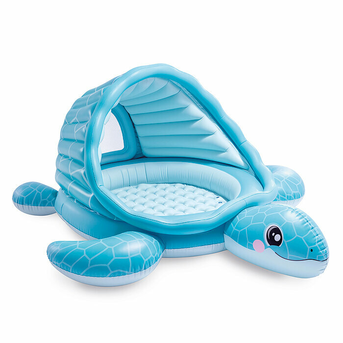 Бассейн надувной Intex "Черепашка" 15 литров, размер 61х15 см, возраст от 1 до 3 лет, материал винил 48677NP