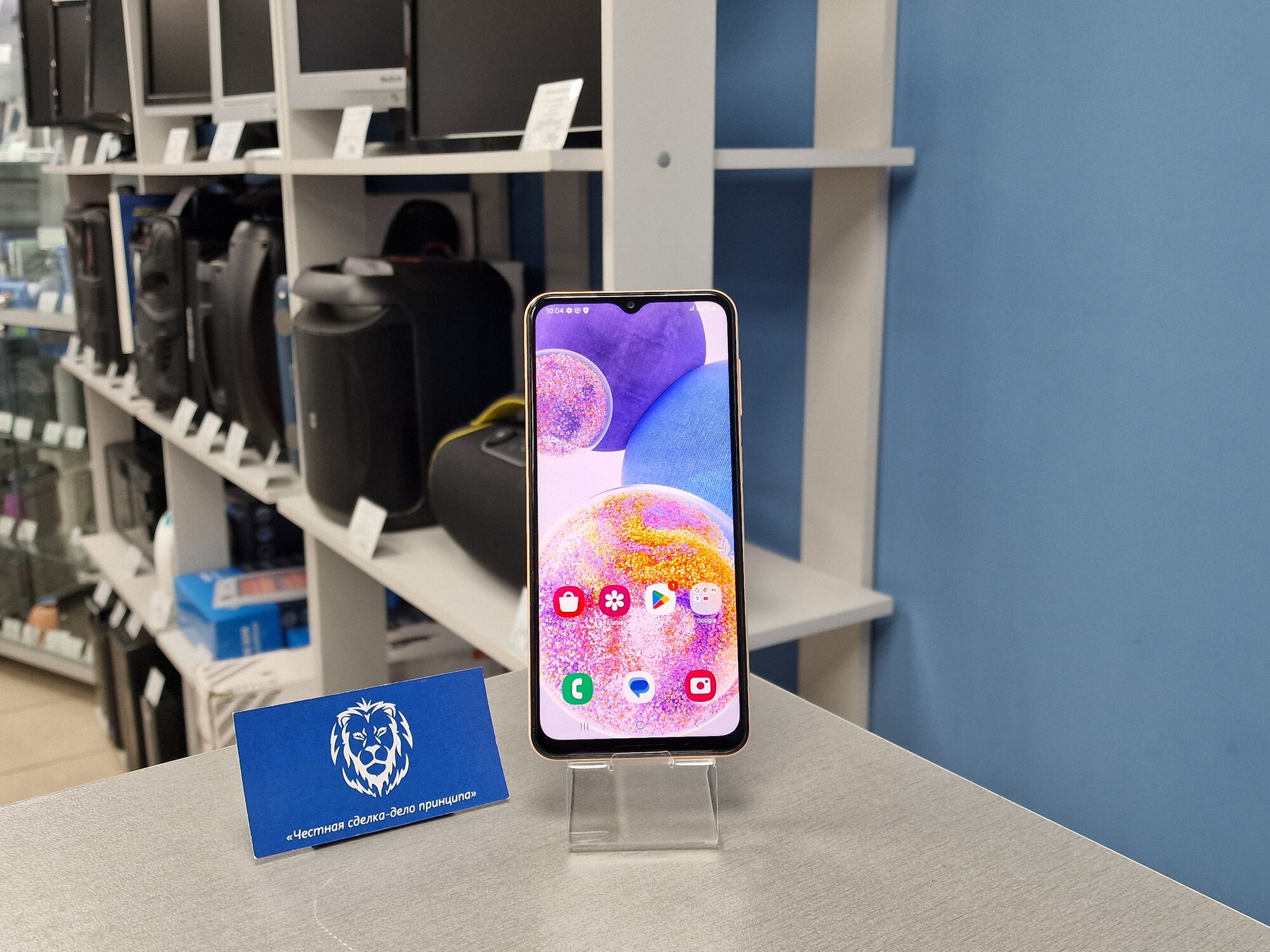 Смартфон Samsung Galaxy A23 4/128 ГБ, Dual nano SIM, оранжевый