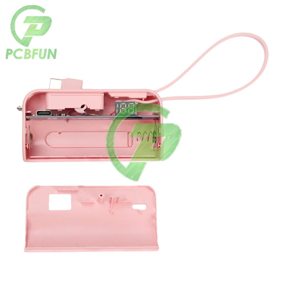 Аккумуляторный ящик PCBFUN 21700, розовый