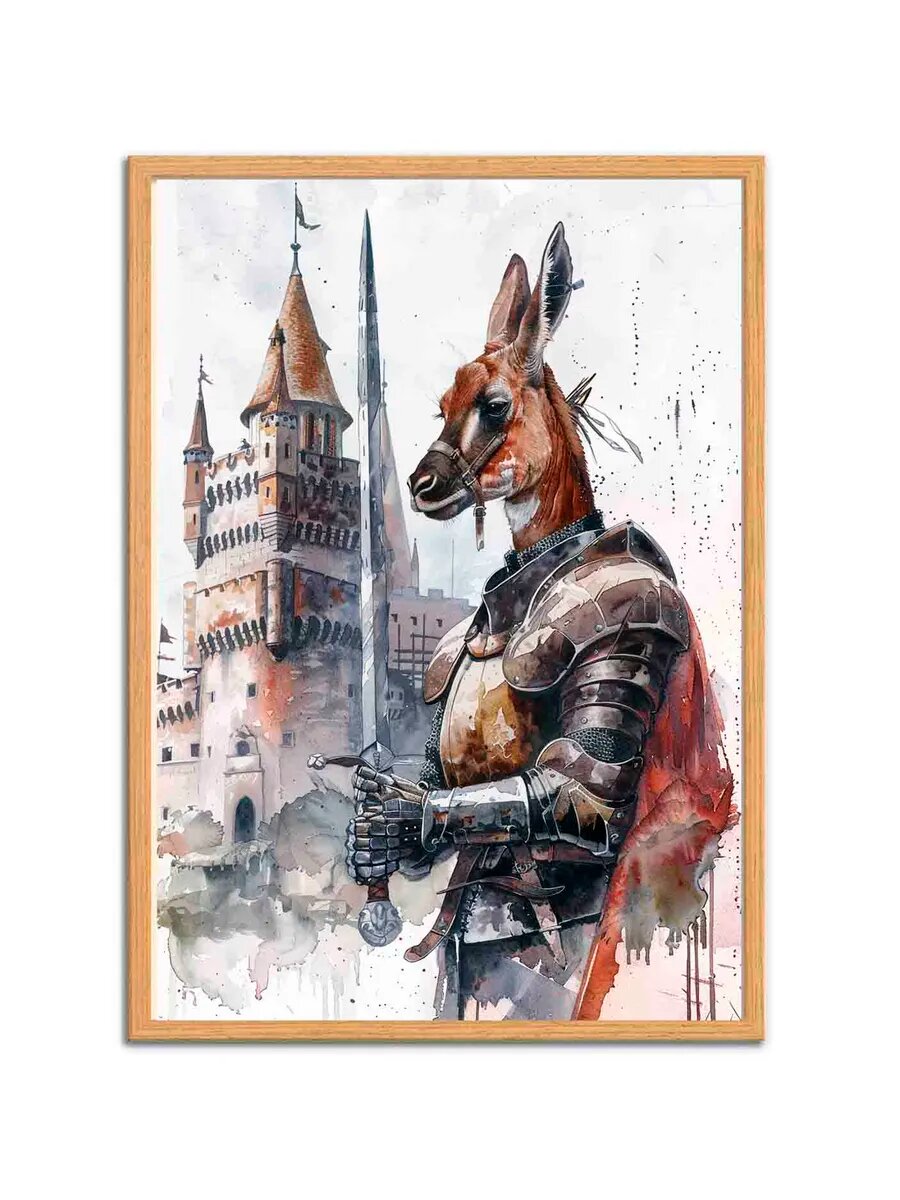 Рыцарь-зверь Окапи 5, Плакат 30x42см