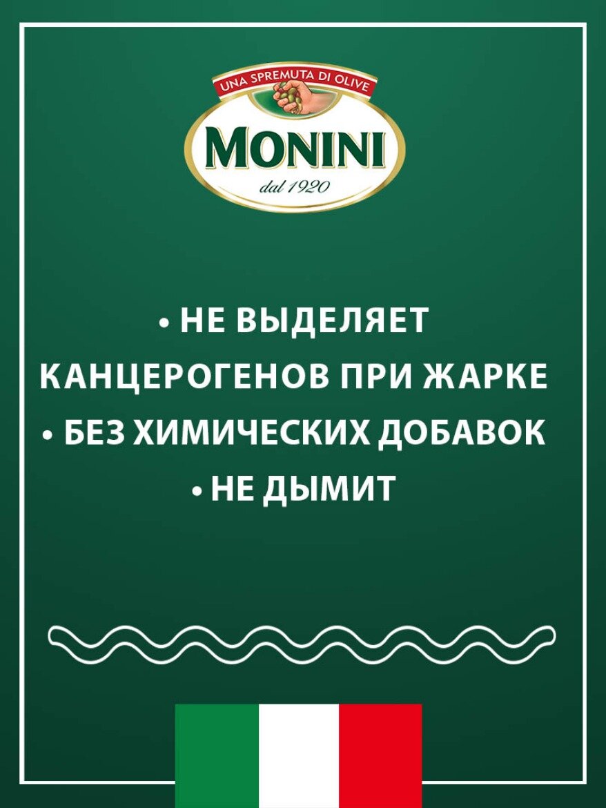 Масло Monini из виноградных косточек рафинированное Grapeseed Oil, 1л — фото 1