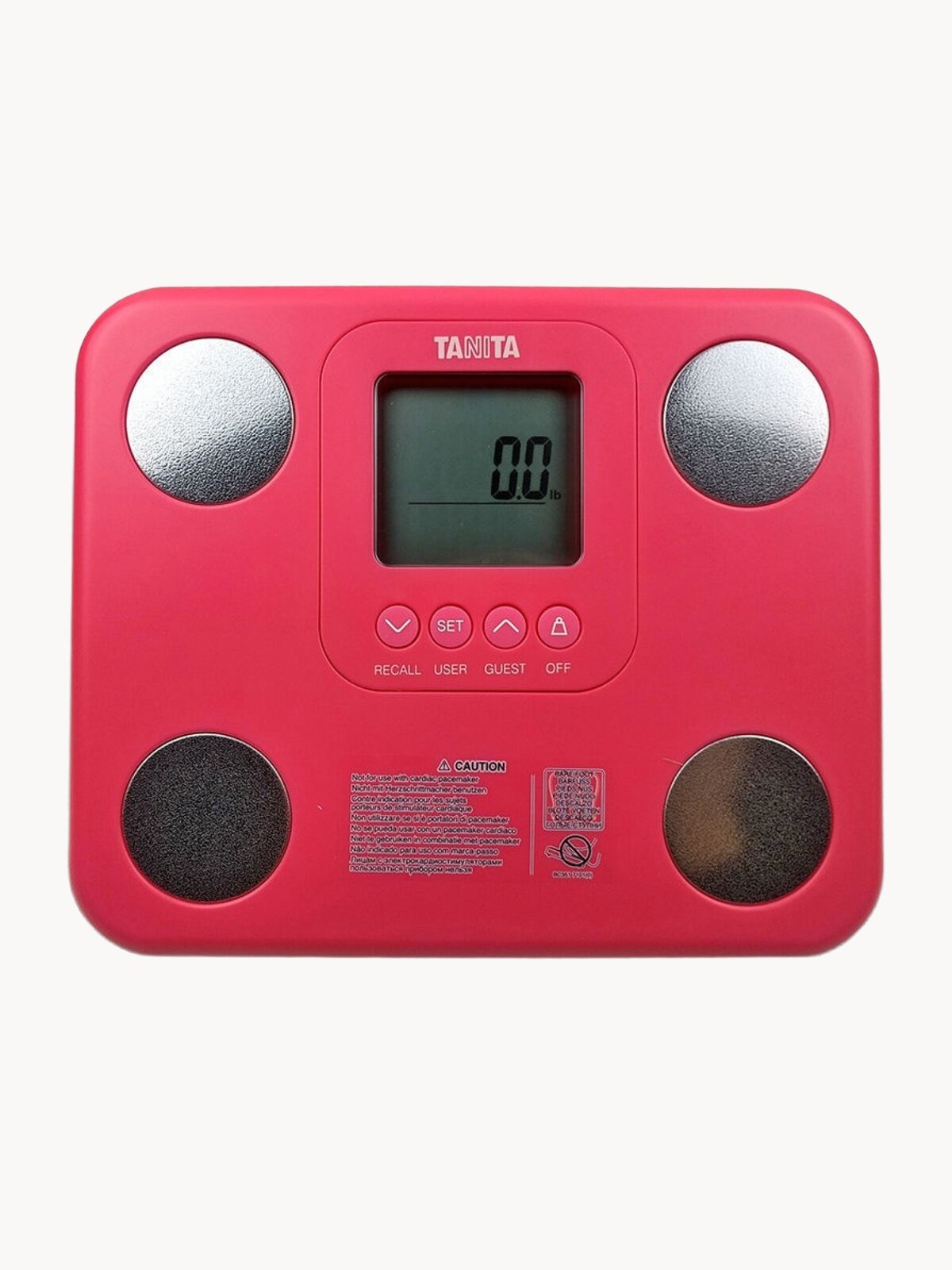 Напольные весы с анализатором жировой массы Tanita BC730PK, точность измерения 100 г