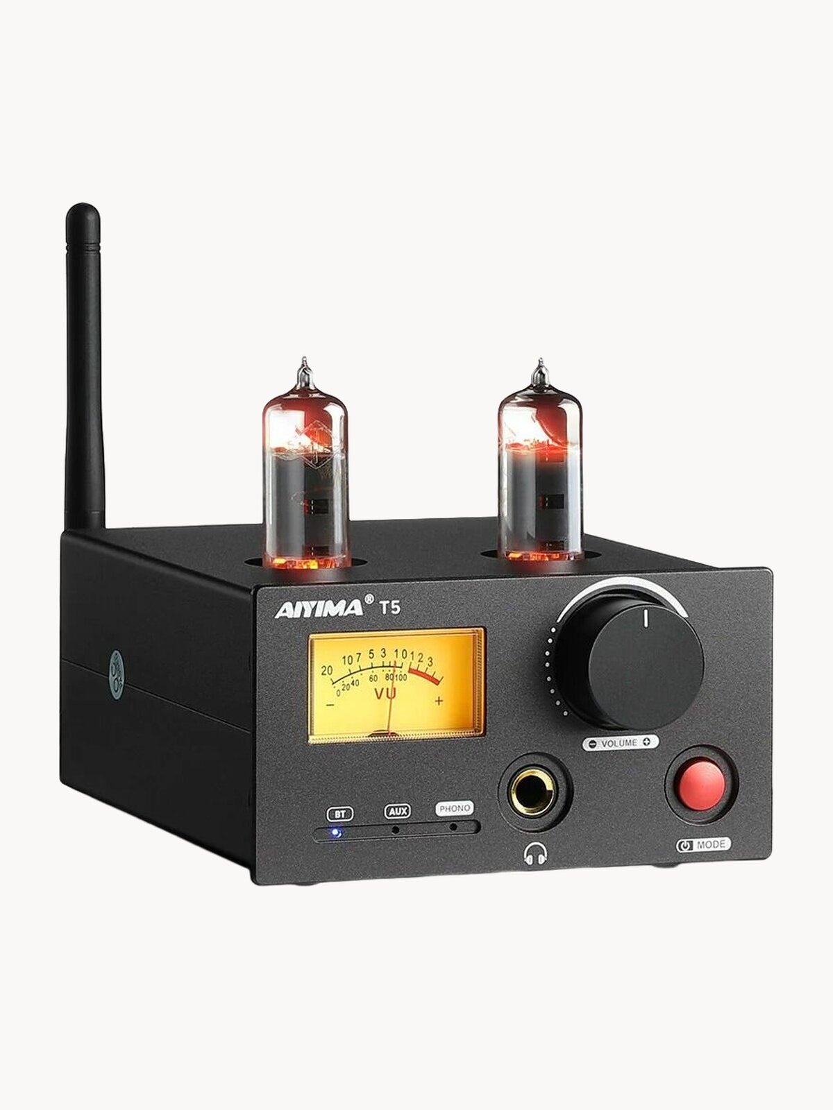 Ламповый усилитель c фонокорректором и выходом на наушники AIYIMA T5