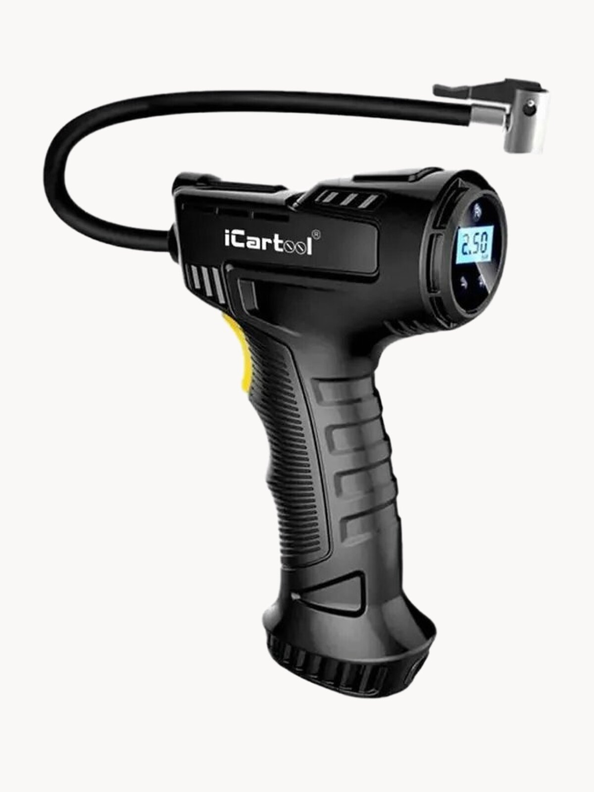 Автомобильный компрессор iCartool CC3665, 4000 мАч, 10.3 Бар, черный