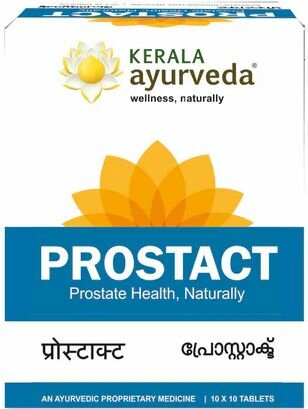 Изображение Простакт Керала при простатите, аденоме простаты Prostact Kerala Ayurveda 100 таб.