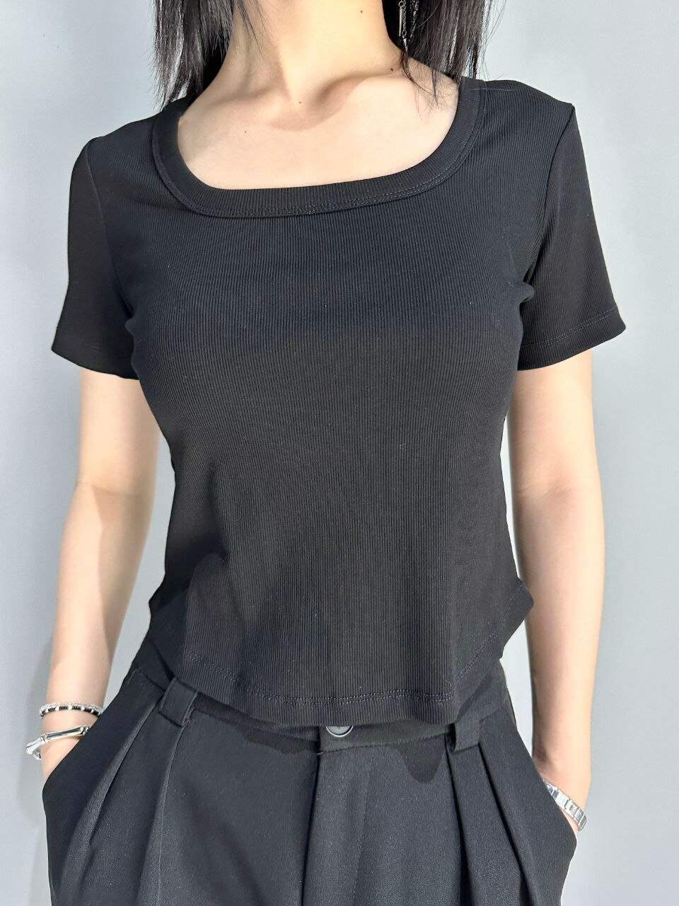 Футболка INK Белый, чёрный, 1 шт., размер Std, белый, — фото 1