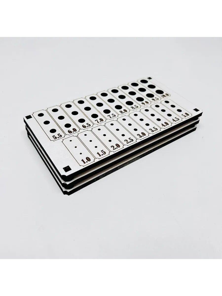 Подставка под сверла по металлу 1.0-10.0 мм