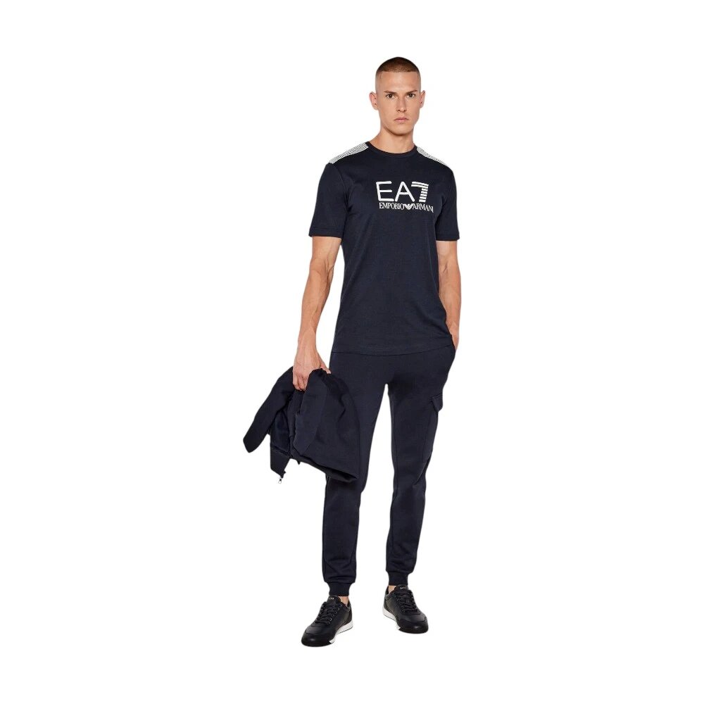 Футболка EA7 EMPORIO ARMANI, размер L, синий — фото 1
