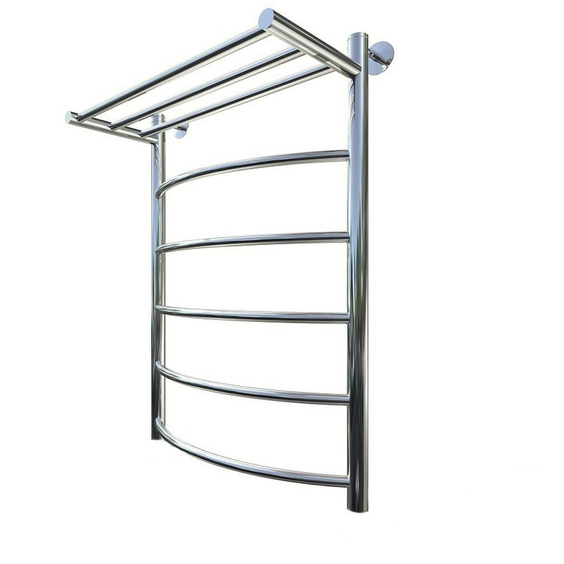 Полотенцесушитель Приоритет НК 1 П 80*50 (ЛЦ2) без углов с антикоррозийным покрытием полимер