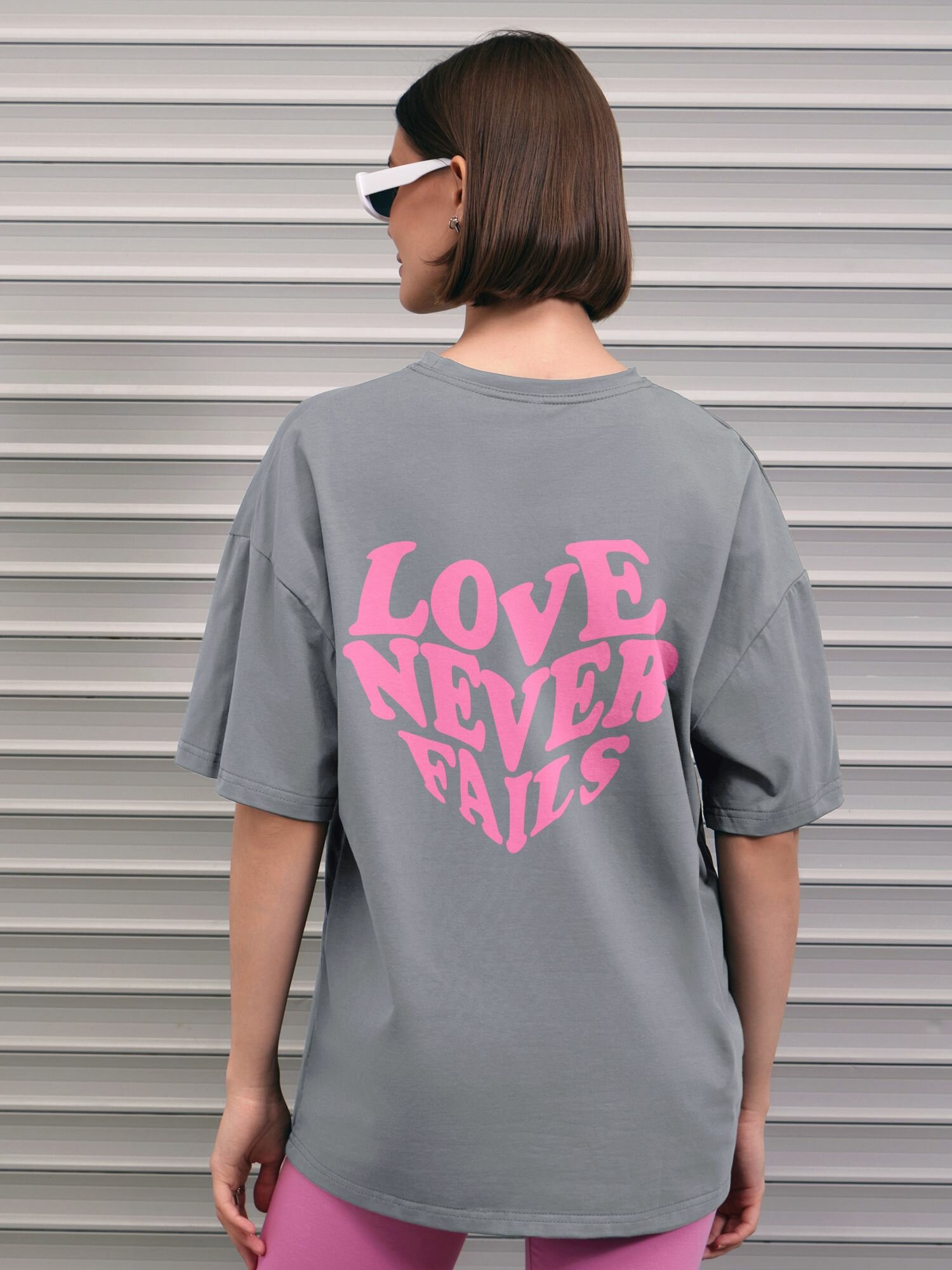 Футболка спортивная Y2K style, размер 48, темно-серый