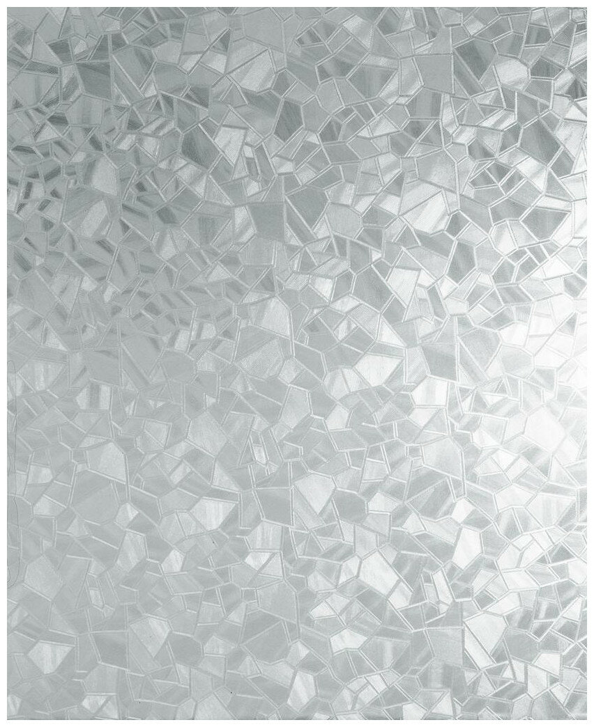 0166-346 D-C-fix 0.45х2.0м Пленка самоклеящаяся Витраж Сплинтер Битое стекло бесцветн