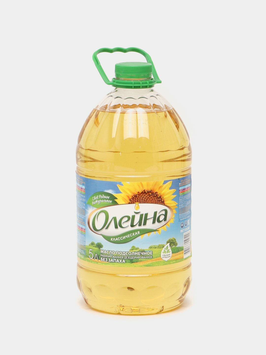 Масло подсолнечное Олейна, 5 л л\для приготовления еды и выпечек