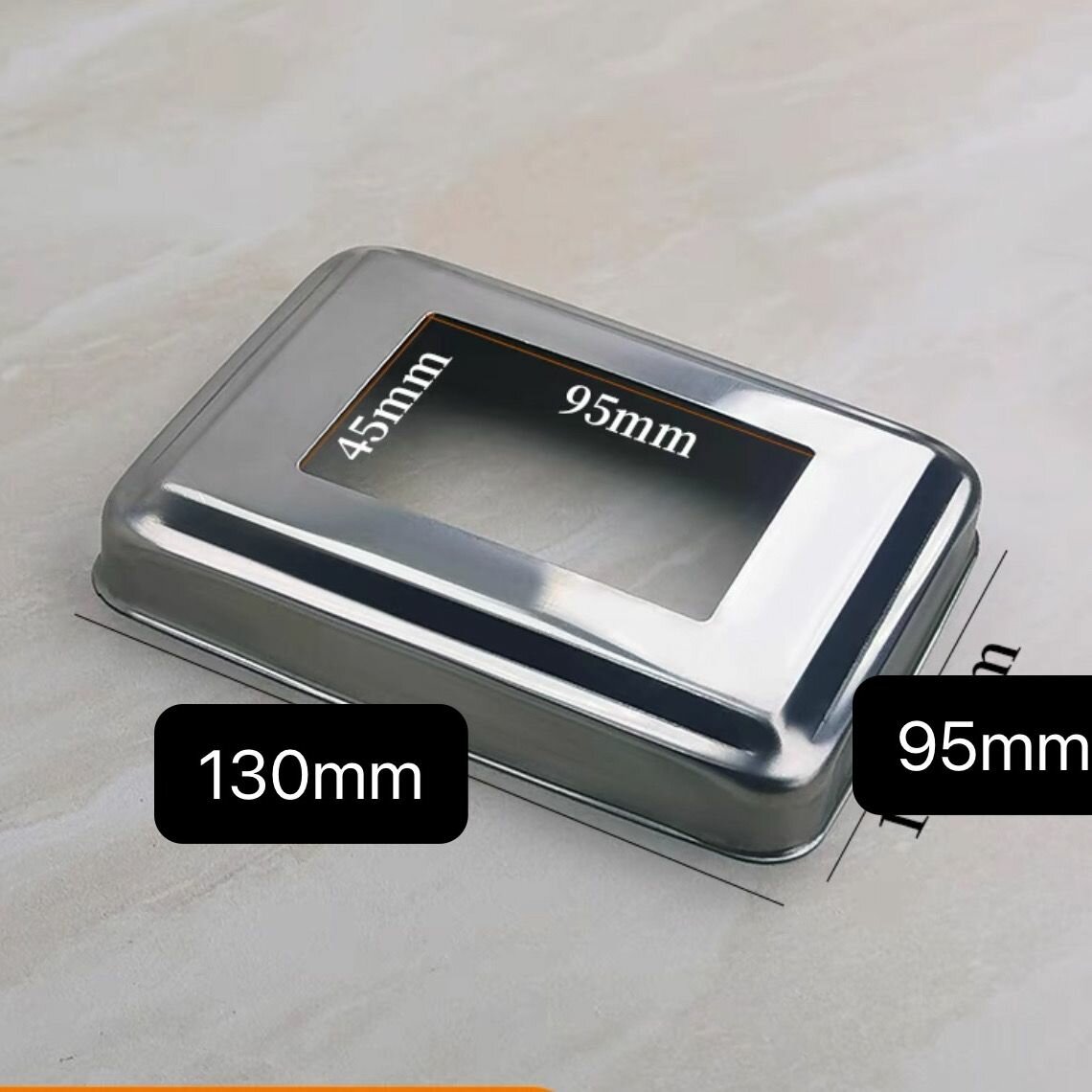 Нержавеющая сталь 304 Комплектующие для сборки и установки перил поручней и ограждений для кованых лестниц 10 штук 95X45MM