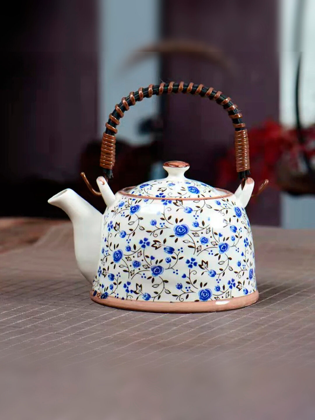 Керамический заварочный чайник с ситом — стиль и удобство для чая — фото 1