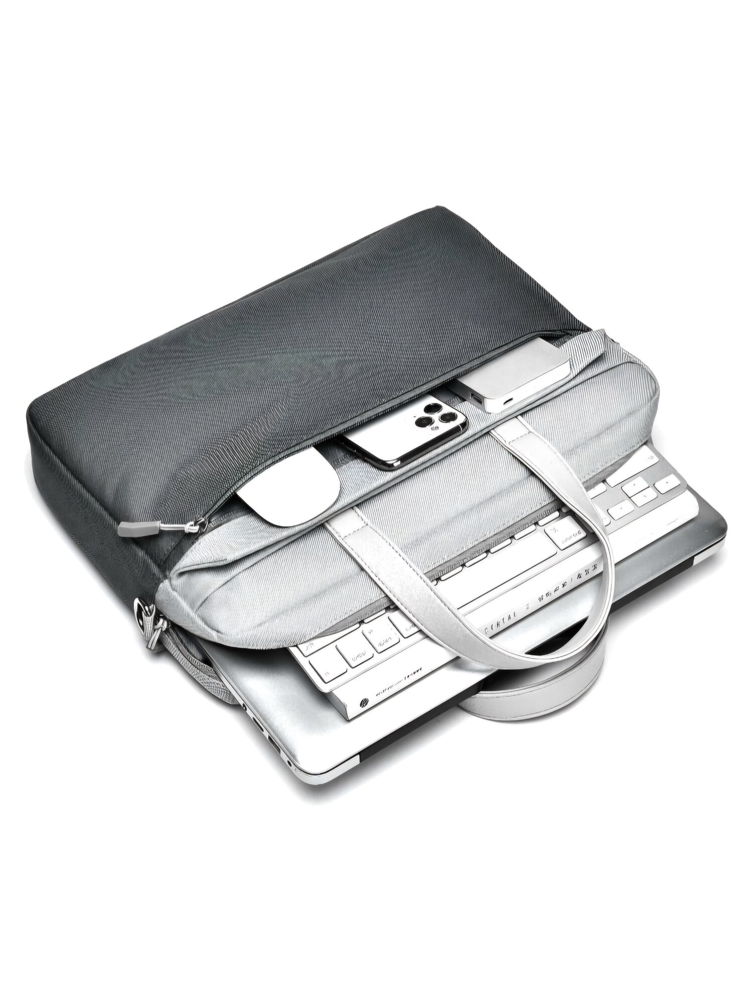 Сумка Milooky, для ноутбука, полиэстер, внешнее отделение, плечевой ремень — фото 1