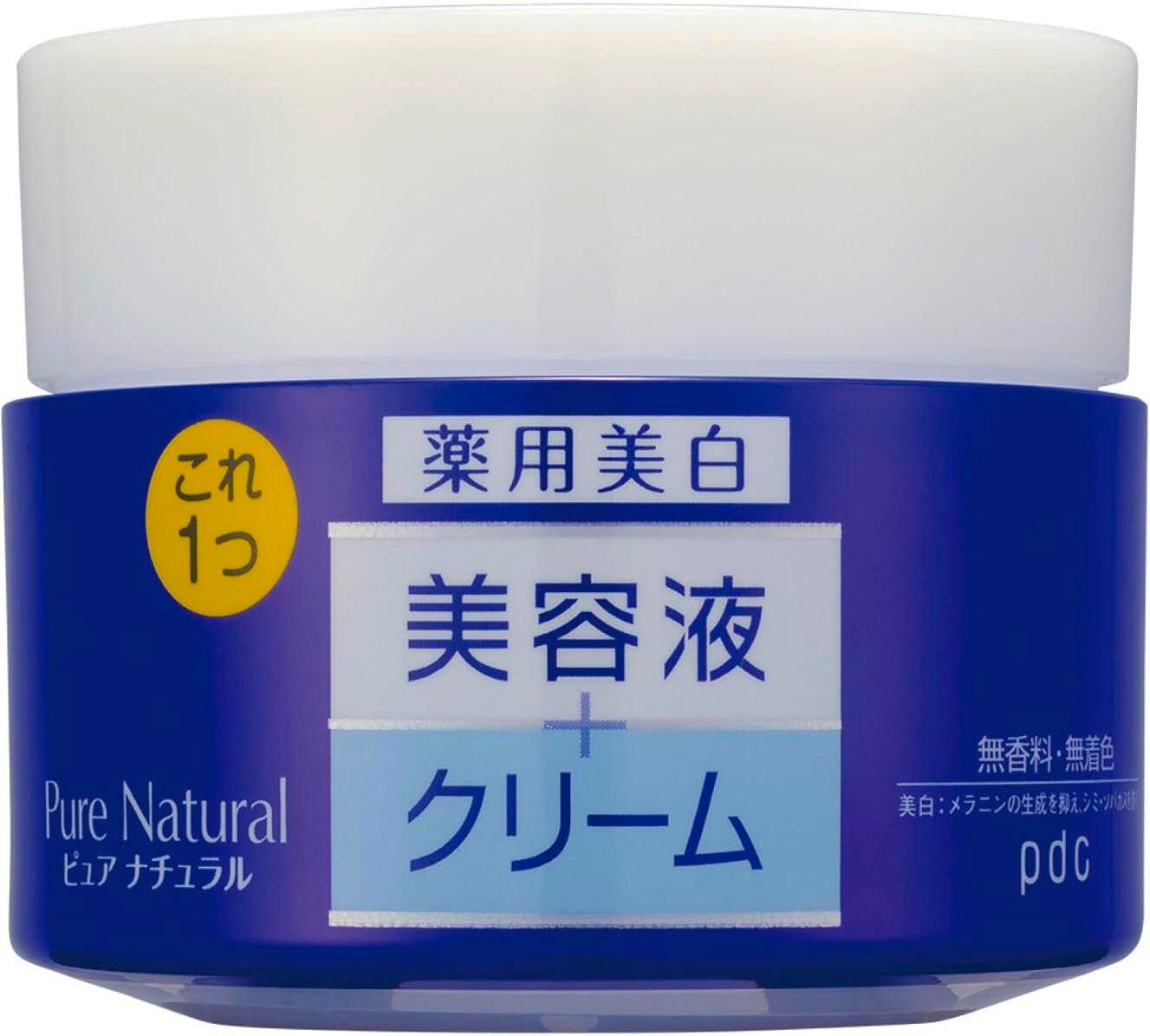PDC Pure Natural Cream Отбеливающий и увлажняющий крем для лица, 100 гр.