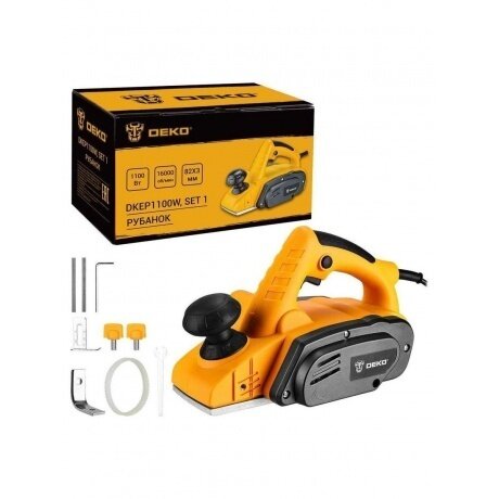 Рубанок DEKO DKEP1100W SET1 1100Вт 82 мм