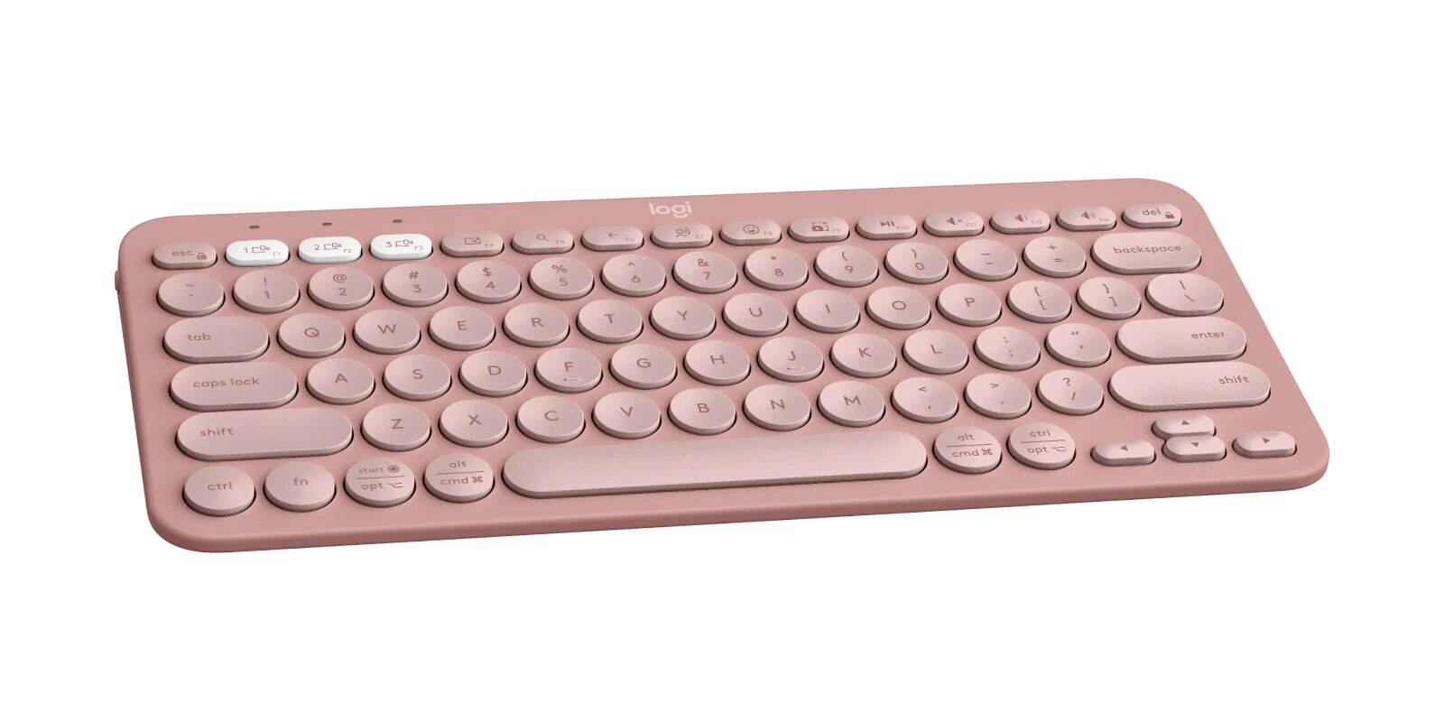 Клавиатура Pebble Keyboard 2 - K380s (USINTL) ROSE, беспроводной