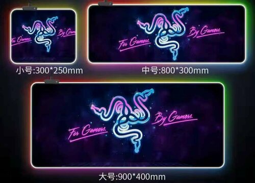 Изображение товара Коврик для игровой мыши Razer Basilisk с подсветкой, нескользящий, 80 x 30 x 0.4 см