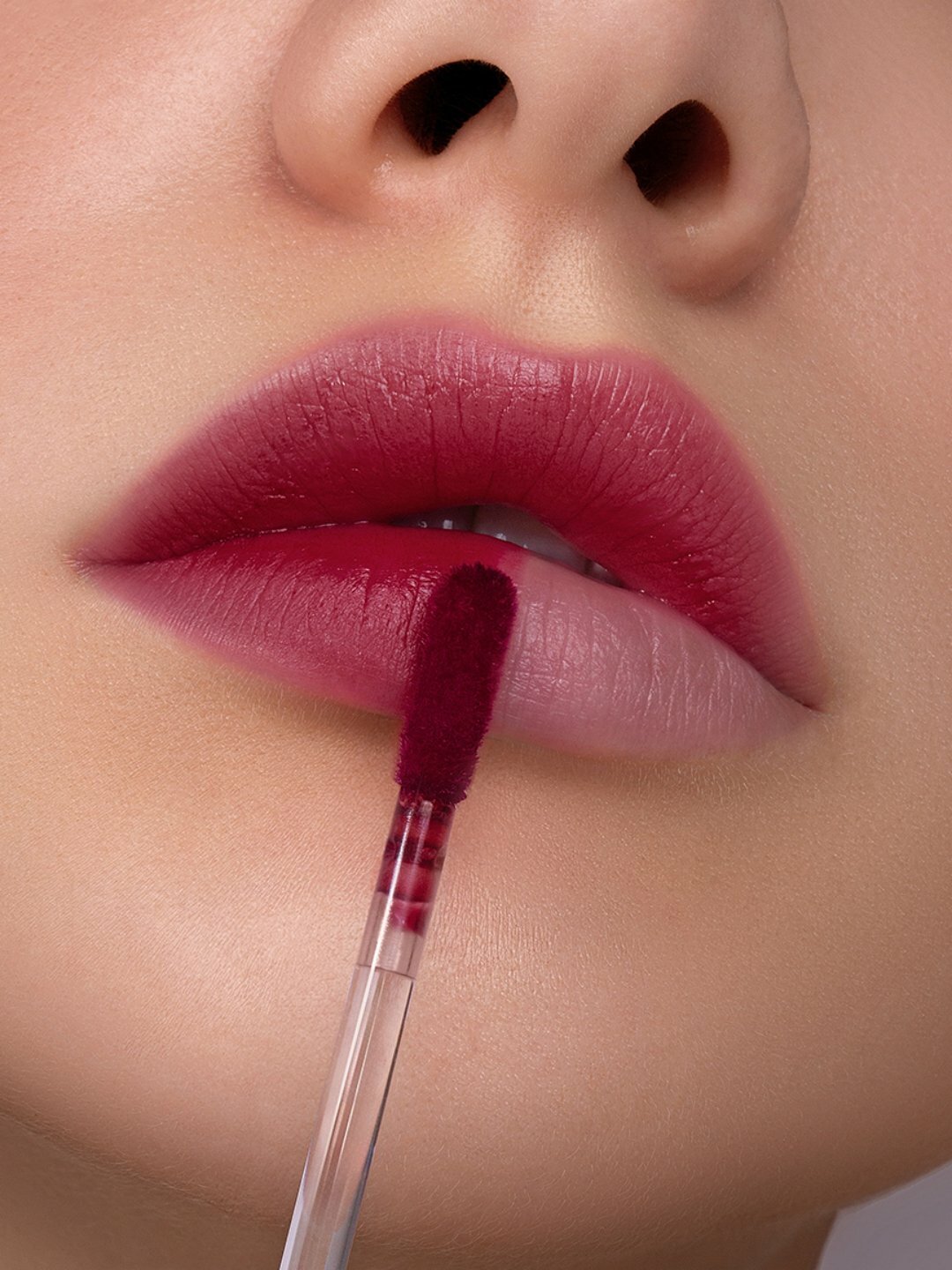 Тинт для губ Lip Tint Aqua Gel Hyaluron Complex, с гиалуроновым комплексом, тон 03, LUXVISAGE — фото 1