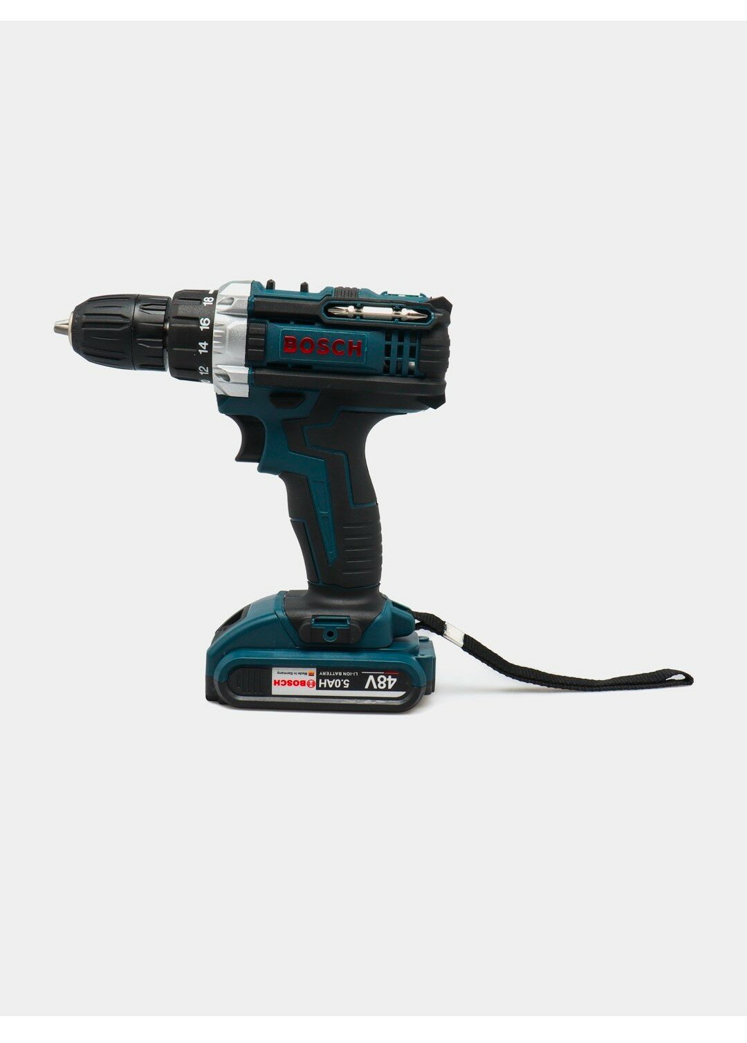 Ударный шуруповерт с набором 24 предмета, быстрозажимной патрон, 48В, кейс — фото 1