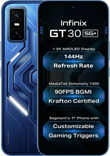Смартфон Tecno Infinix GT30, 6.78", 5500mAh, Android15, 256GB