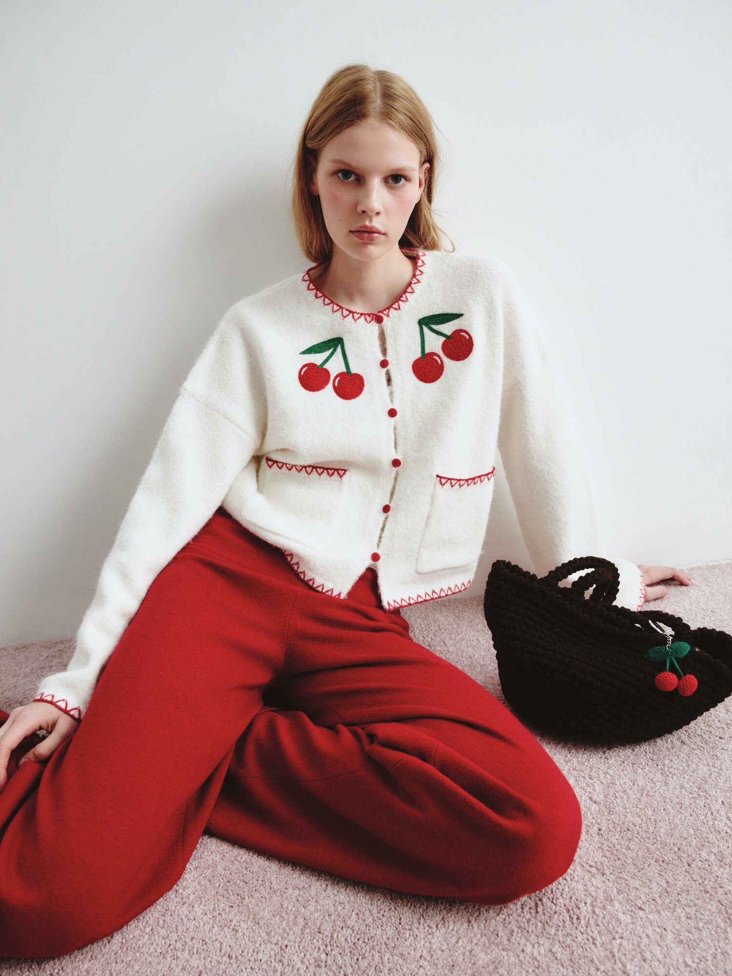 Кардиган Sela, размер S, белый