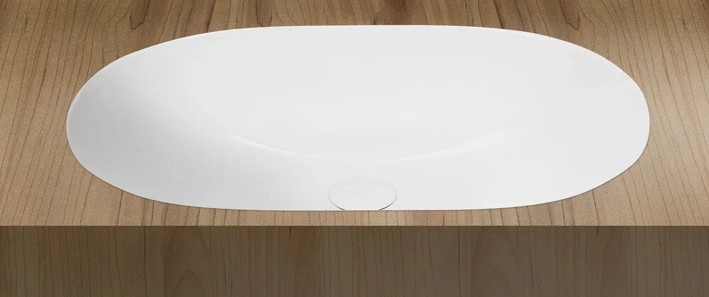 Раковина встраиваемая снизу Weltwasser WW Deilbach 10000003899 6030 59 58 5 см без отверстия под смеситель фаянсовая раковина для ванной белая овальная