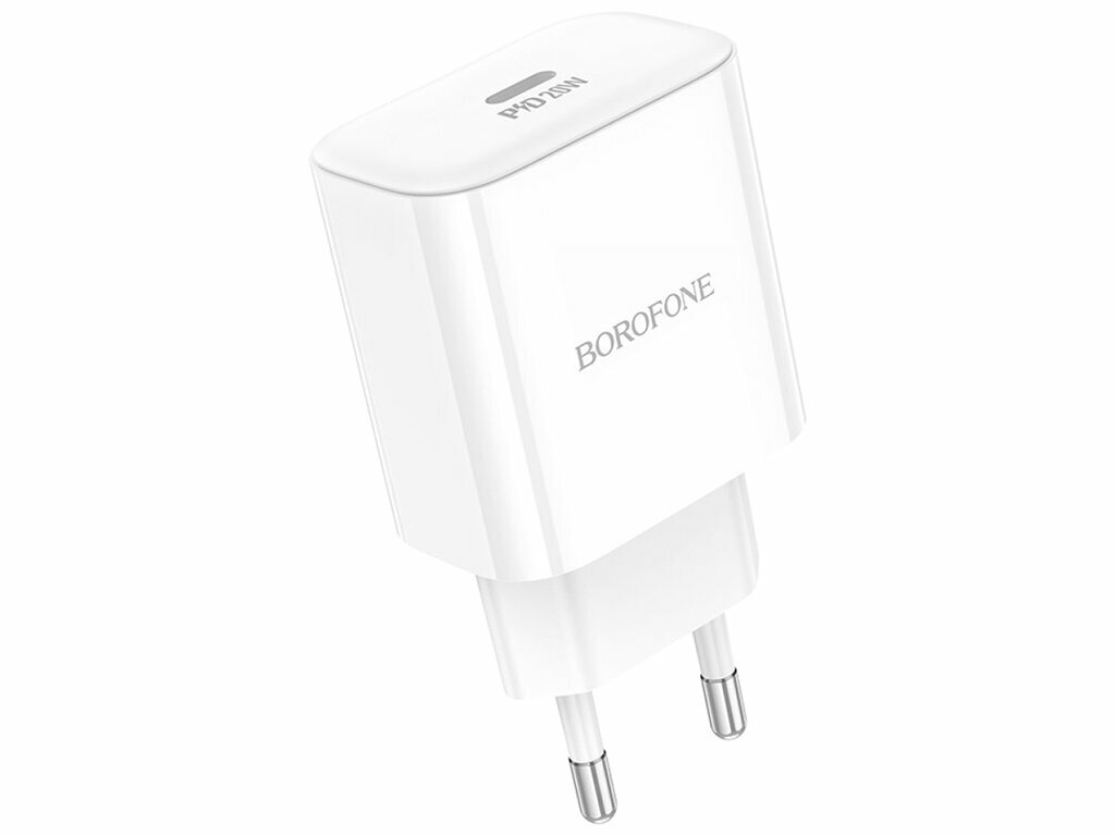 Сетевое зарядное устройство Borofone BA81A: быстрая зарядка, USB, для телефона и планшета, надежное