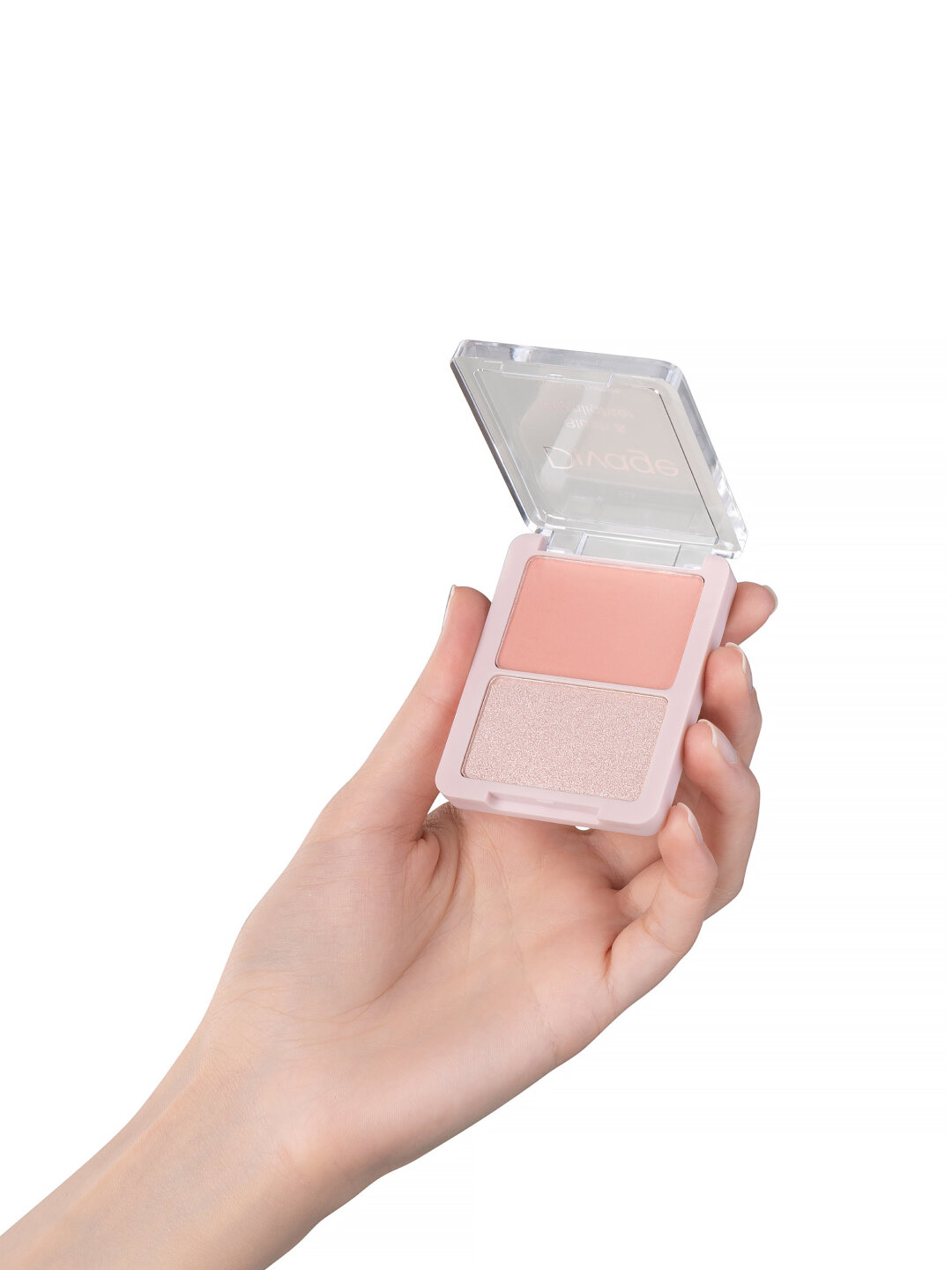 Палетка для макияжа DIVAGE Duo Face Palette 02, с эффектом сияния — фото 1