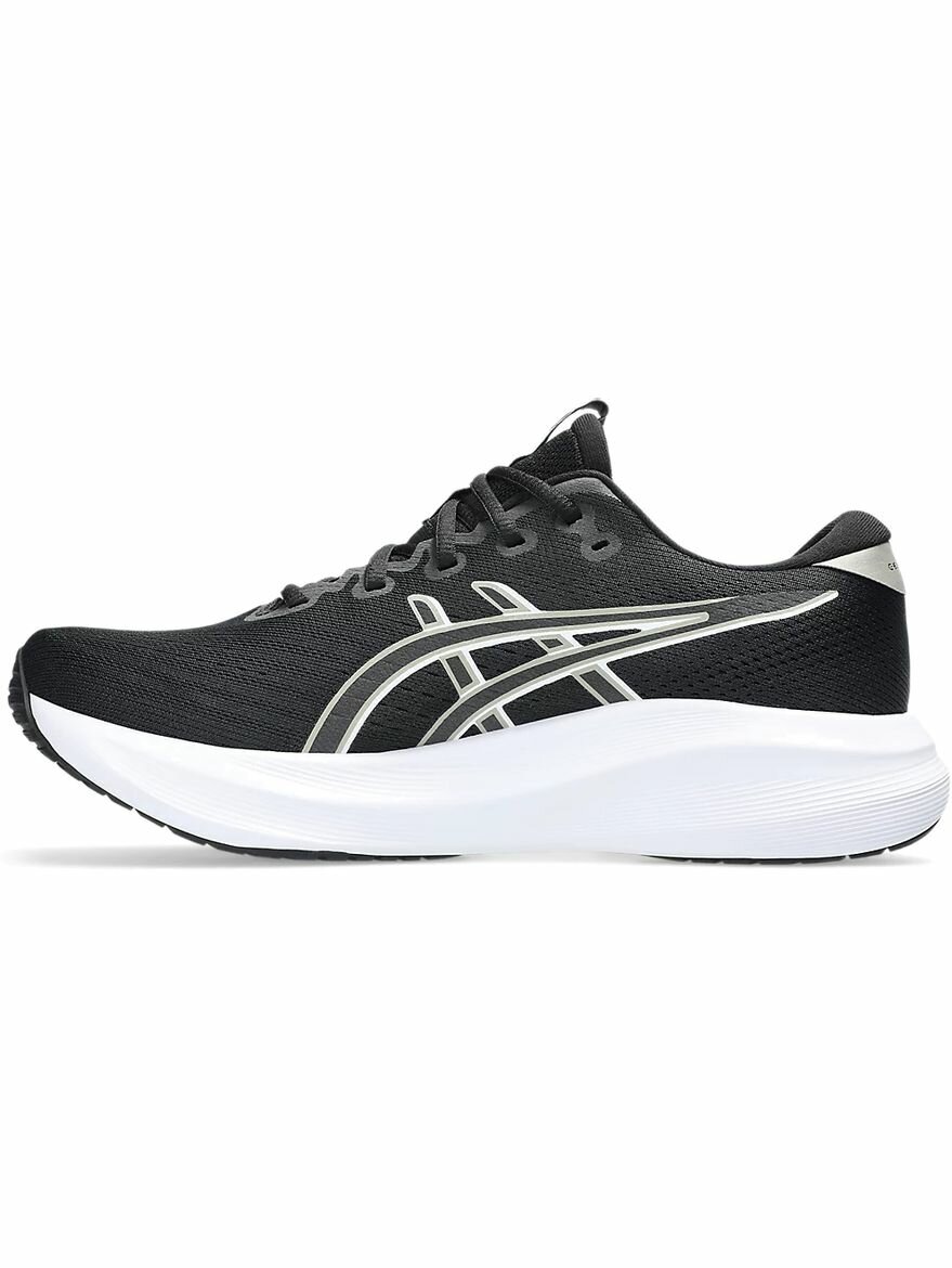Кроссовки ASICS GEL-EXCITE 11, полнота F, размер 9.5 US, черный, белый — фото 1