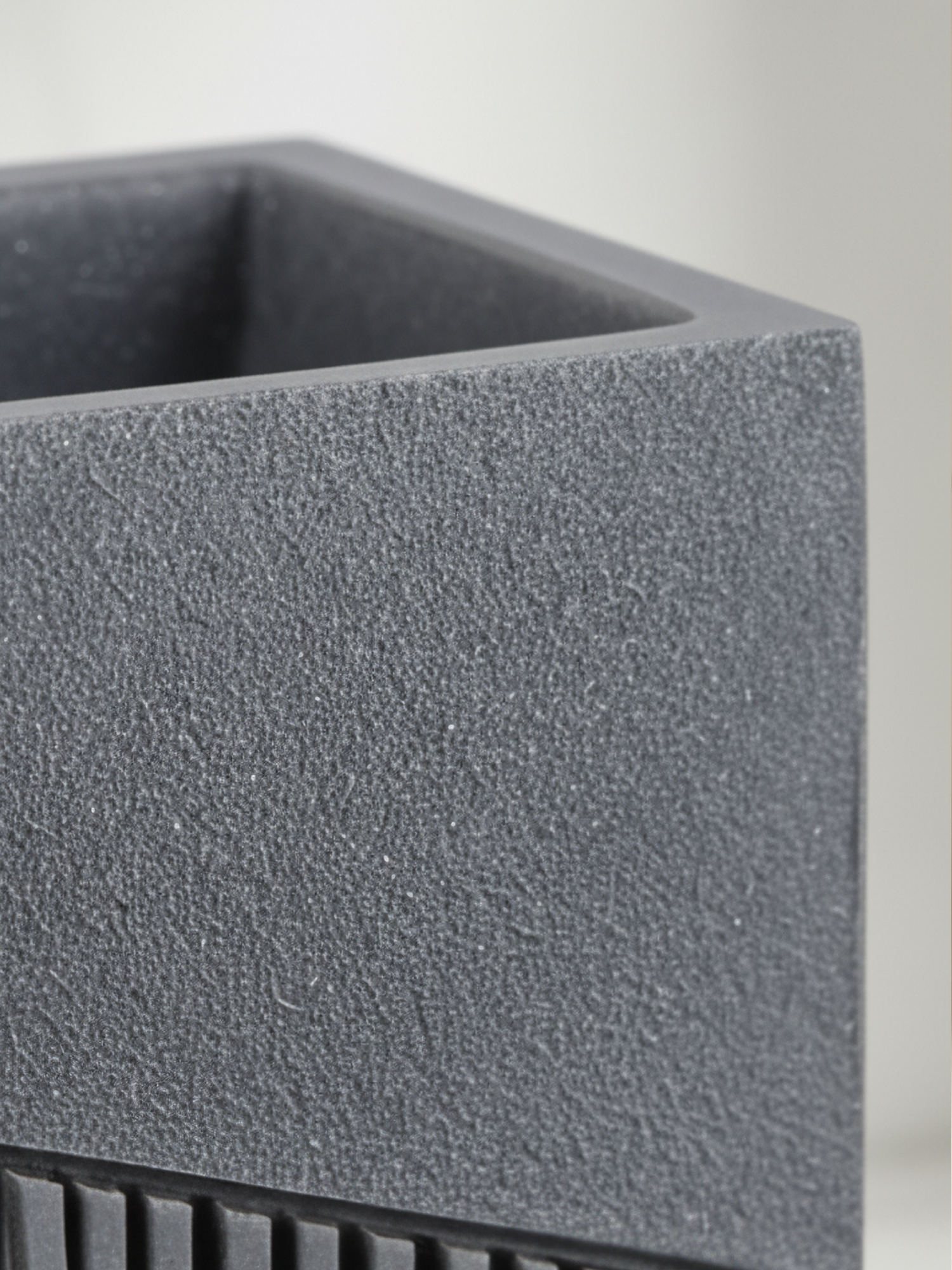 Стакан для зубных щеток PERFECTO LINEA Element серый (35-618300) — фото 1