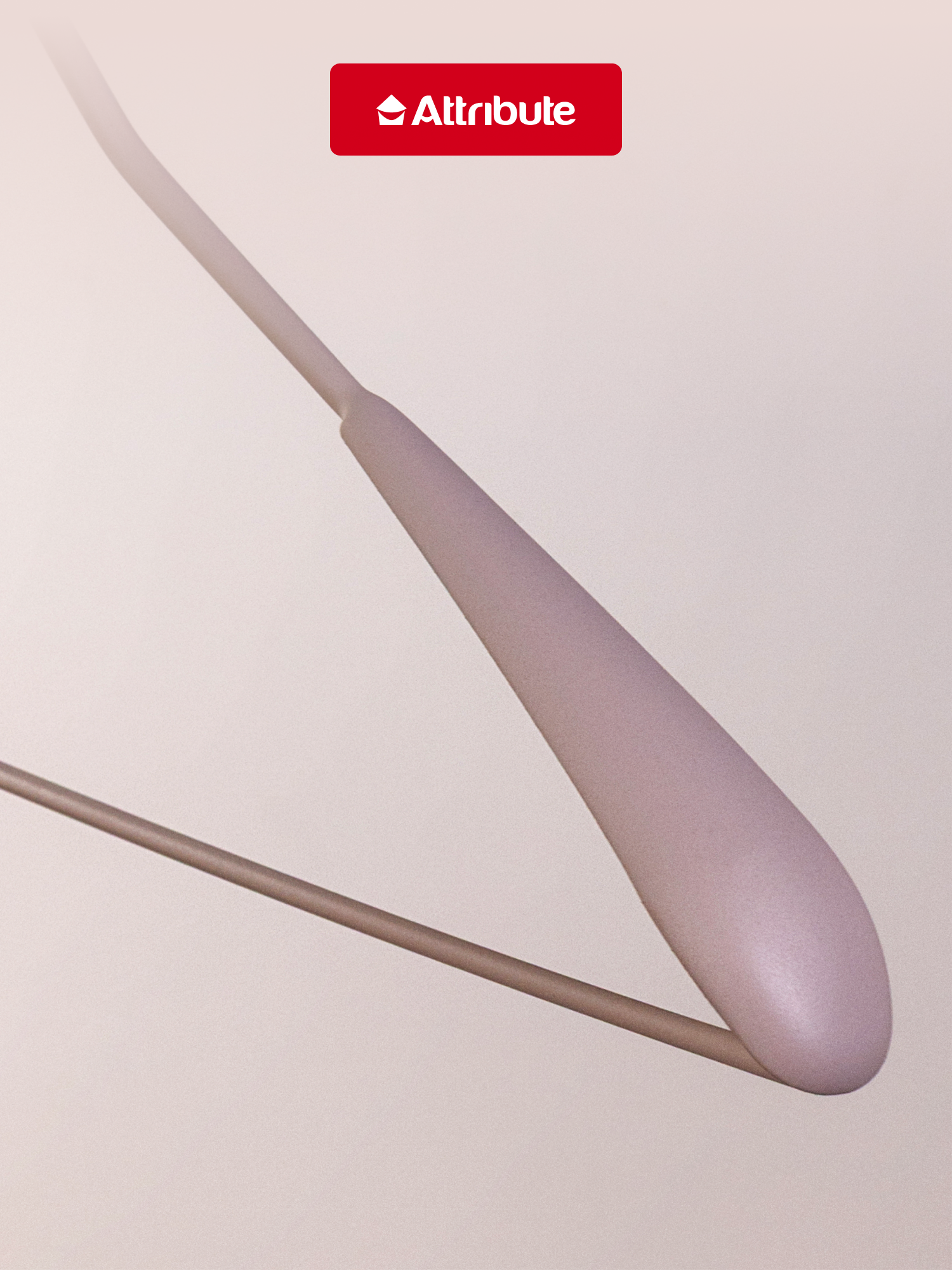 Вешалка ATTRIBUTE "NEO MATTE BEIGE" для верхней одежды, 45 см — фото 1